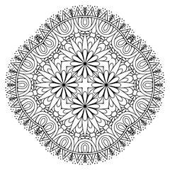 Mandala. Ethnic decorative elements