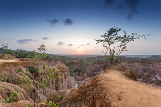 marafa canyon sunset