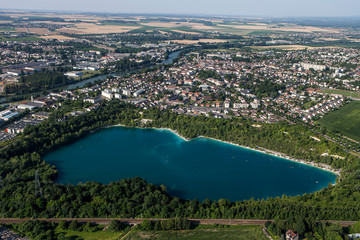 Photo aerienne de la campagne de l'Oise