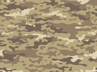 Seamless camouflage pattern. The print on the fabric. Modern vector design © Alexander