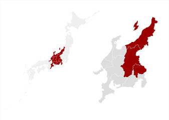 【甲信越】 中部地方 日本