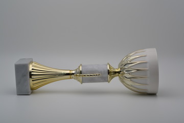cup goblet chalice golden gold marble championship