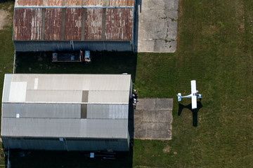Photo aerienne de la campagne de l'Oise