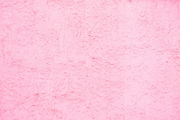 Pink background texture of decorative plaster on the wall
