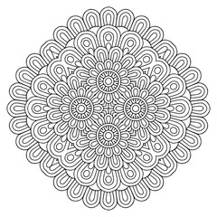 Mandala. Ethnic decorative elements