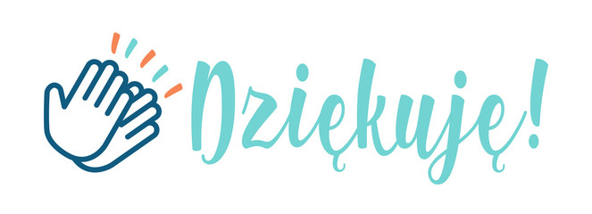 Obraz premium Dziękuję !