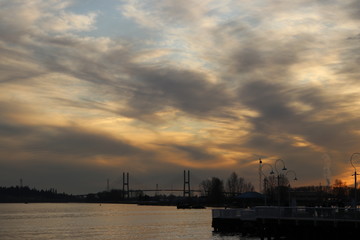 Obraz premium Bridge on the river
