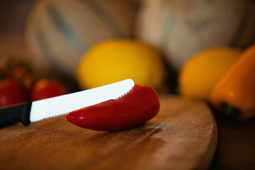 Préparation de Salade Végétarienne