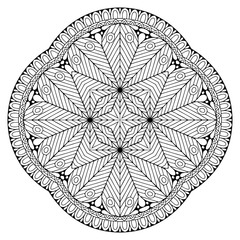 Mandala. Ethnic decorative elements