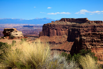 Utah / USA - August 11, 2015: Island In The Sky Canyolands National Park landscape, Utah, USA