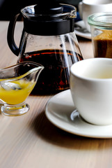 Tea, cups, morning, drink, warm