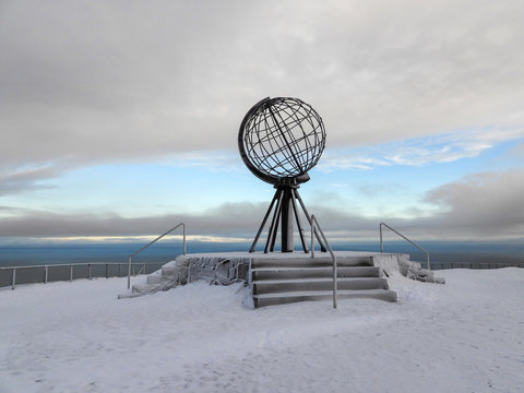 Nordkapp im Winter, Norwegen