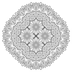 Mandala. Ethnic decorative elements