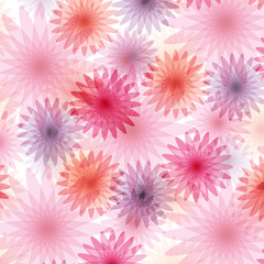 Abstract Floral Background Pattern Illustration