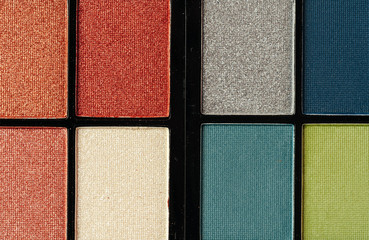 Fototapeta premium Make up colorful eyeshadow palettes