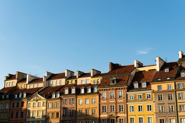 Naklejka premium An afternoon in Warsaw 