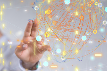 Concept of teamwork and partnership