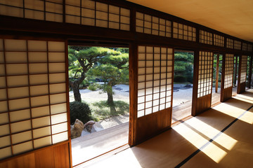 Naklejka premium 日本家屋