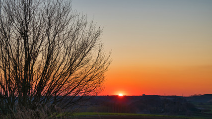 Sonnenuntergang Erkrath 31.03.2020