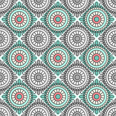 Seamless pattern. Vintage decorative elements