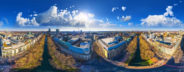 City of Düsseldorf Königsallee 360° VR Pano Downtown Germany © Mathias Weil
