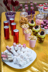 candy bar made of colorful sweets