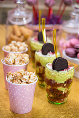 candy bar made of colorful sweets