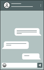 messaging, texting, sending message, chat box, and chatform for messaging