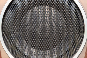 Low frequency speaker of vintage Soviet acoustics. Dynamics 30gd-2