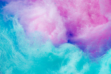 Cotton candy, macro, trendy colors of the year