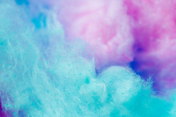 Cotton candy, macro, trendy colors of the year