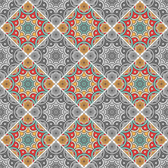 Seamless pattern. Vintage decorative elements