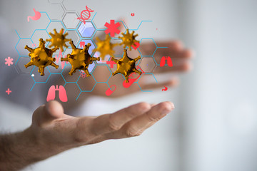 epidemic coronavirus 2019-nCoV, Novel Coronavirus Alert outbreak . Virus Covid 19-NCP. Spread of...