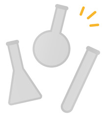 フラスコと試験管