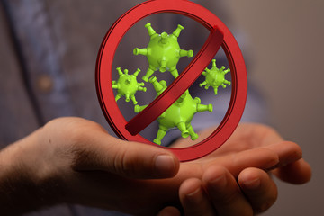 Corona Virus Healthcare Concept. Coronavirus protection Pandemic Sars Fever.