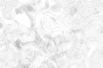 Chaotic black lines on a white background.