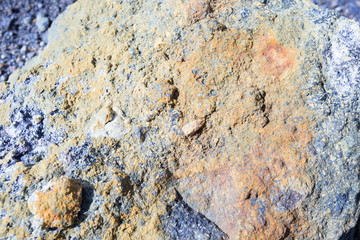 A sulfur stone background