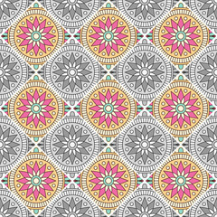 Seamless pattern. Vintage decorative elements