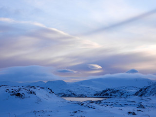 Nordkapp im Winter, Norwegen
