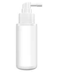 
Realistic 3D Spray Bottle Mock Up Template on White Background.3D Rendering