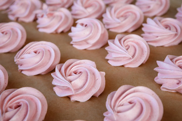 The recipe for home-made Russian marshmallows (Zephyr).