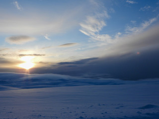 Nordkapp im Winter, Norwegen