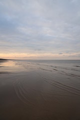 sunset on the beach