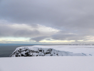 Nordkapp im Winter, Norwegen