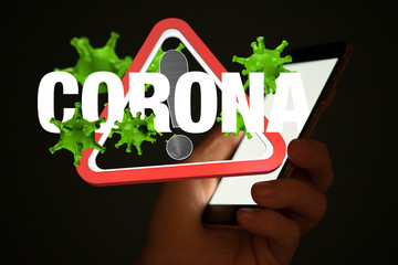 contagious coronavirus pandemic, dangerous virus outbreak 3d.