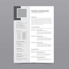 Obraz premium Resume Template