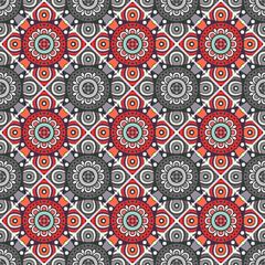 Seamless pattern. Vintage decorative elements