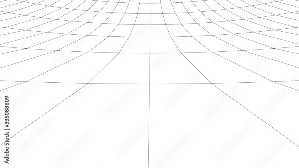 Aufkleber vector perspective grid. detailed lines forming an abstract background