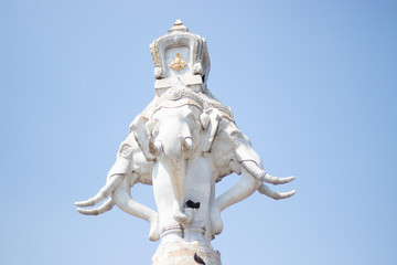 A beautiful view of buildings in Bangkok, Thailand.