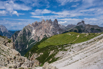 Fototapeta na wymiar panoramic view of the Dolomites, South Tyrol